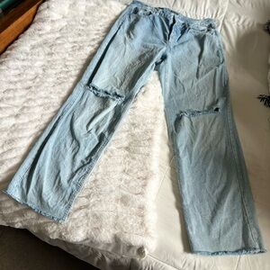 Wild Fable high rise, straight Light Blue Denim Jeans